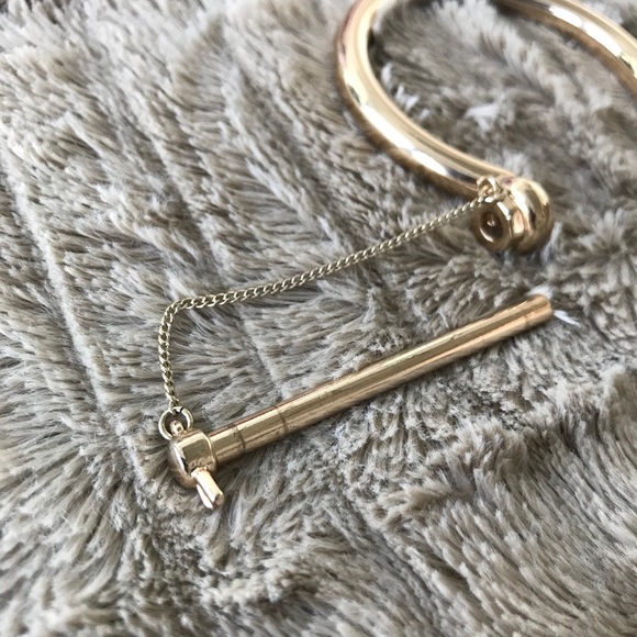 Zara gold cuff bracelet bangle - Picture 5 of 5